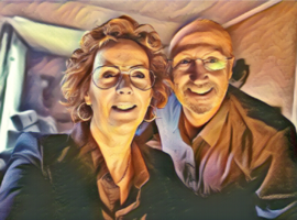 Esther and hennie in a Painting
